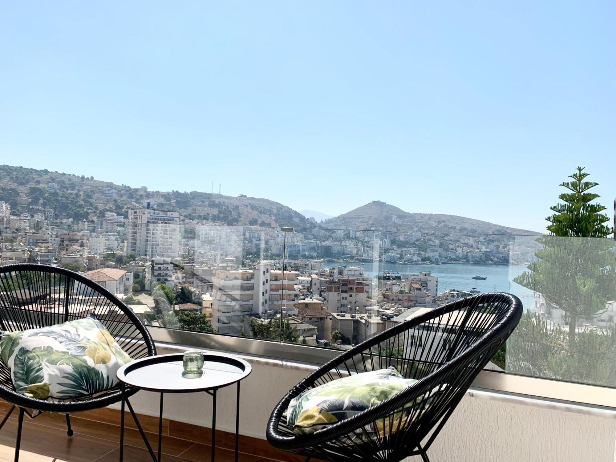 Villa Saral Mar Sarandë Esterno foto